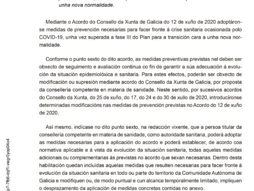 Diario Oficial de Galicia - DOG - VersiónGallego núm 164 Sábado, 15 de agosto de 2020